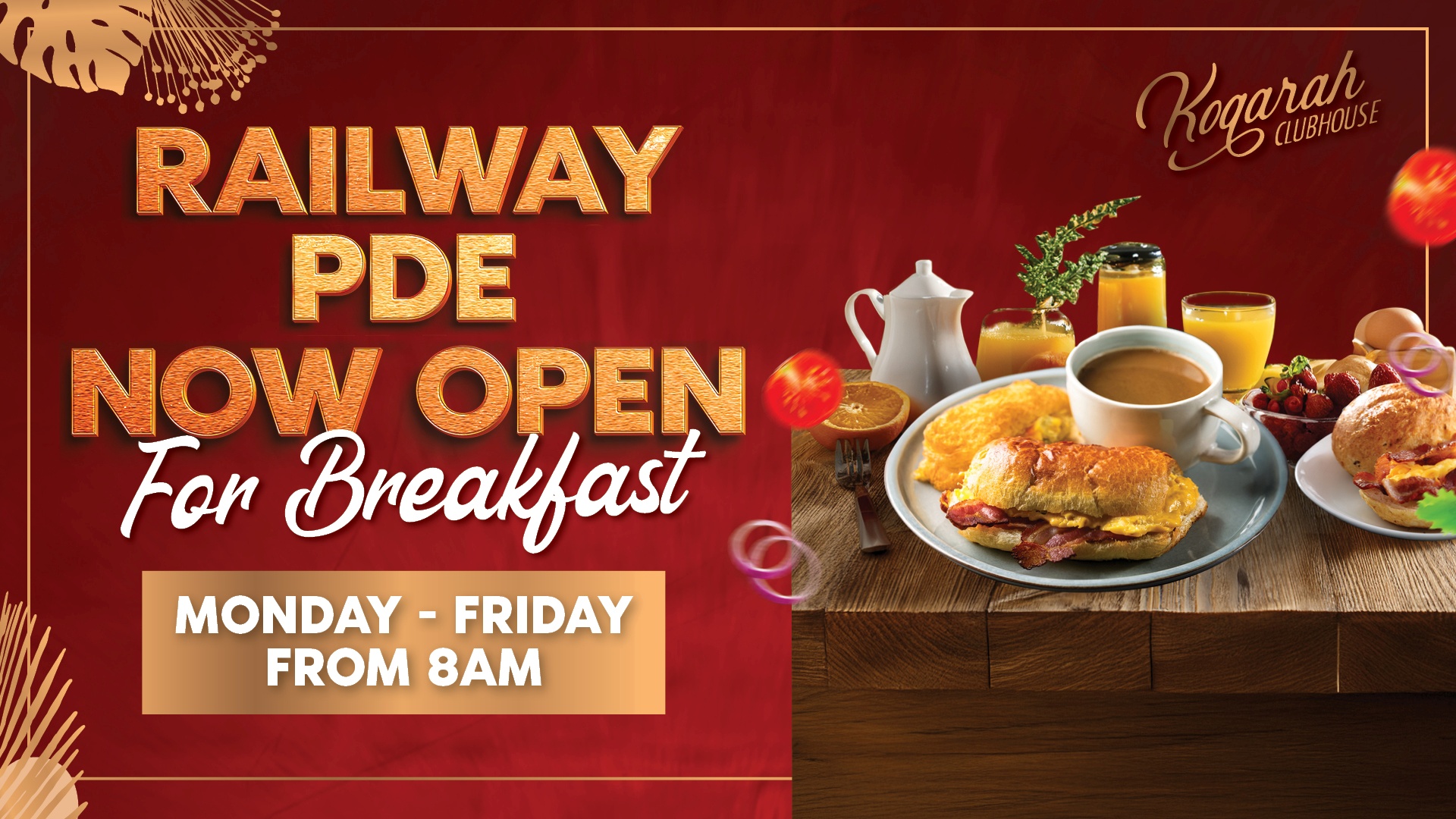 Railway PDE Breakfast - TVL - Kogarah CH